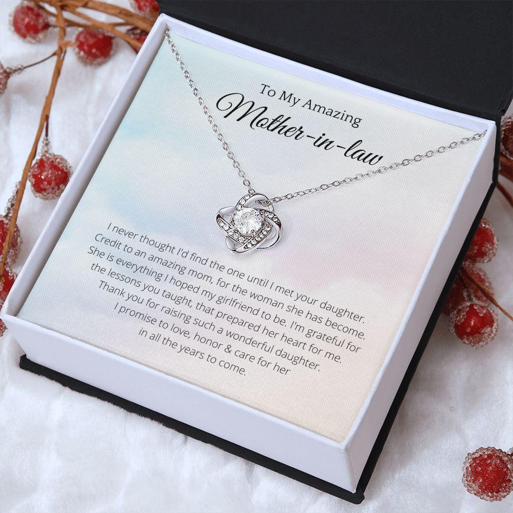 Mother-in-Law Necklace, Gift for Mother's Day from Daughter or Son, Birthday Gift, Mother's Day Necklace, Beautiful Gift for My Second Mom - 4Lovebirds