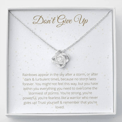 Motivational Gift Lovely Knot Necklace - 4Lovebirds