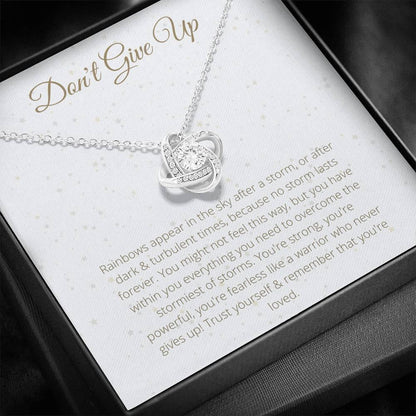 Motivational Gift Lovely Knot Necklace - 4Lovebirds