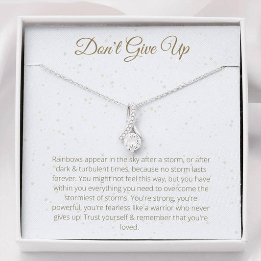 Motivational Gift Ribbon Necklace - 4Lovebirds