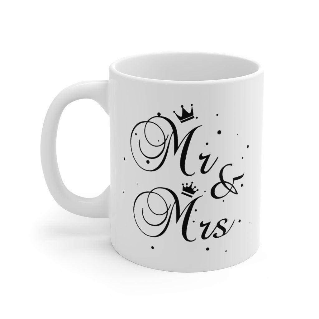 Mr and Mrs 2 Mug, Royalty Mug, Marriage Mug, Honeymoon Mug, Gift for Couple, Cute Married Couple Mug, Just married - 4Lovebirds