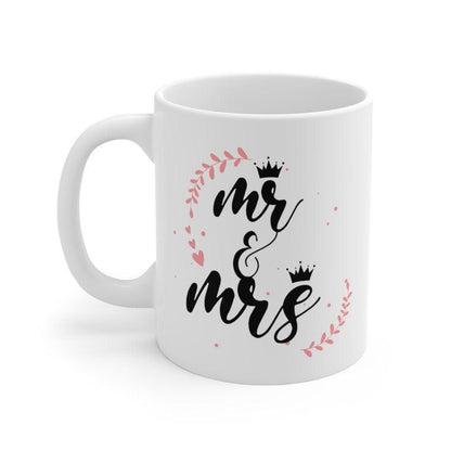Mr and Mrs Mug, Royalty Mug, Marriage Mug, Honeymoon Mug, Gift for Couple, Cute Married Couple Mug, Just married - 4Lovebirds