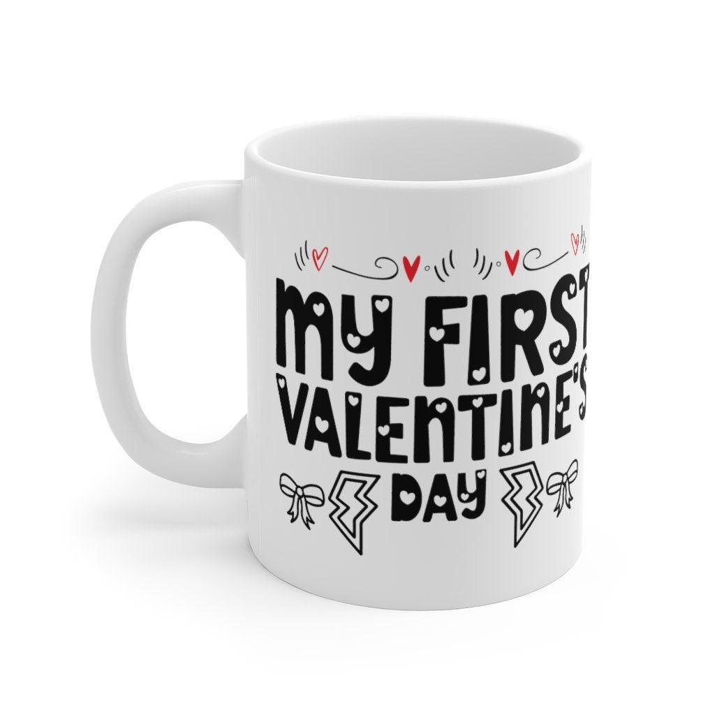 My first valentines day Mug, Lovers Mug, Valentine's day gift idea, Boyfriend / Girlfriend Mug, Cute Mug, Lovers - 4Lovebirds