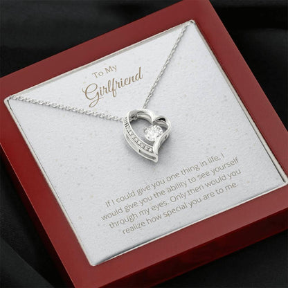 Necklace Gift to Girlfriend Lovely Heart Necklace - 4Lovebirds