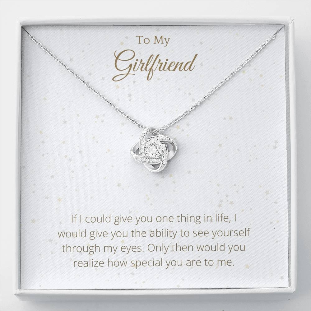 Necklace Gift to Girlfriend Lovely Knot Necklace - 4Lovebirds