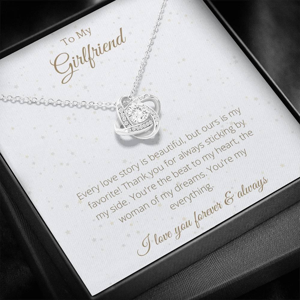 Necklace Gift to Girlfriend Lovely Knot Necklace - 4Lovebirds