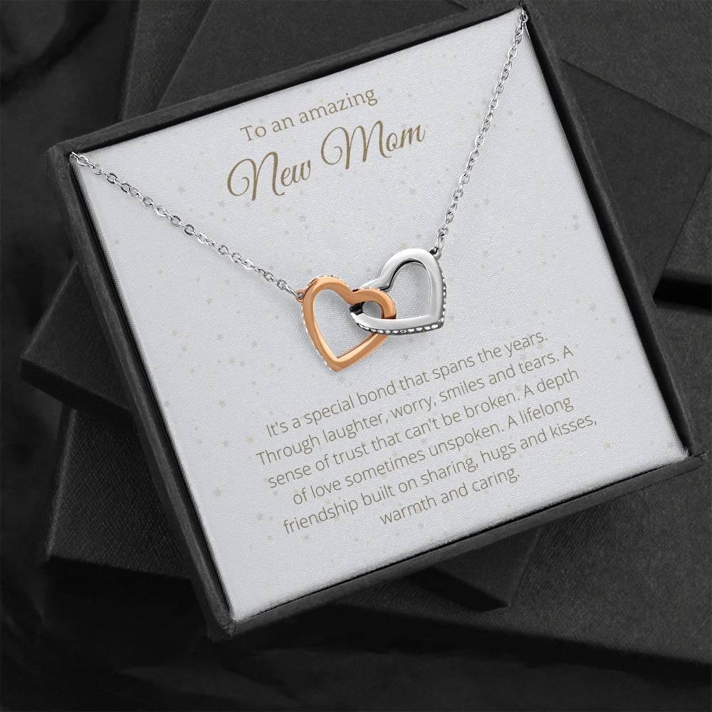 New Mom Gift (2) Interlocking Hearts - 4Lovebirds