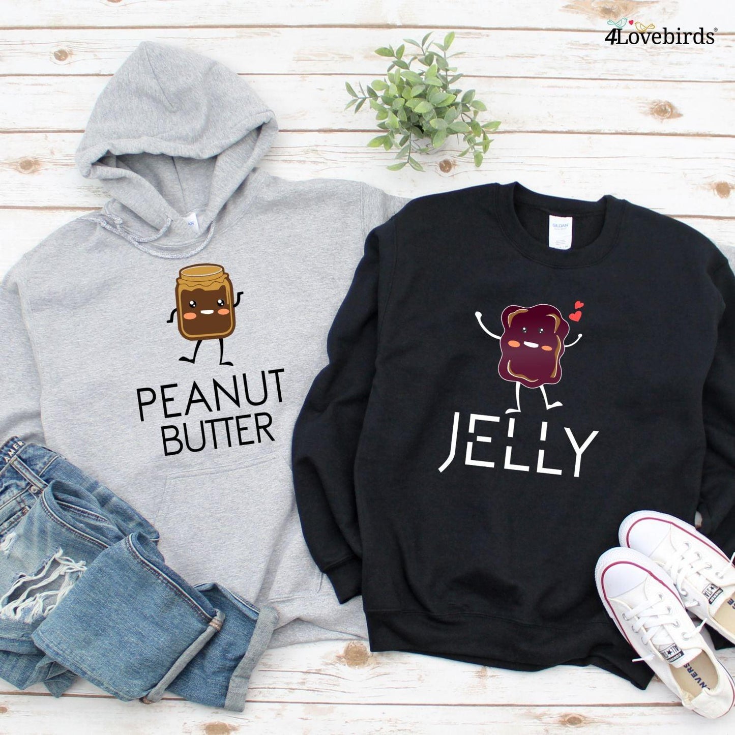 Peanut Butter & Jelly Matching Set: Perfect for Couples! - 4Lovebirds