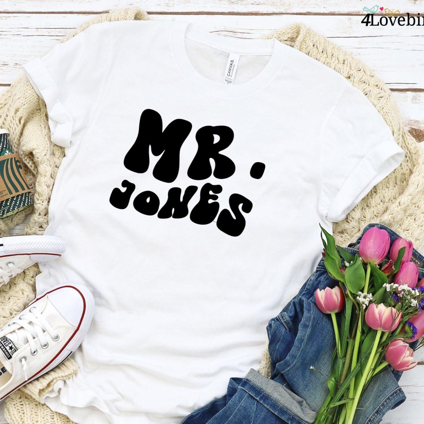 Personalized Mr. & Mrs. [Last Name] Ensemble: The Ultimate Custom Matching Outfits! - 4Lovebirds