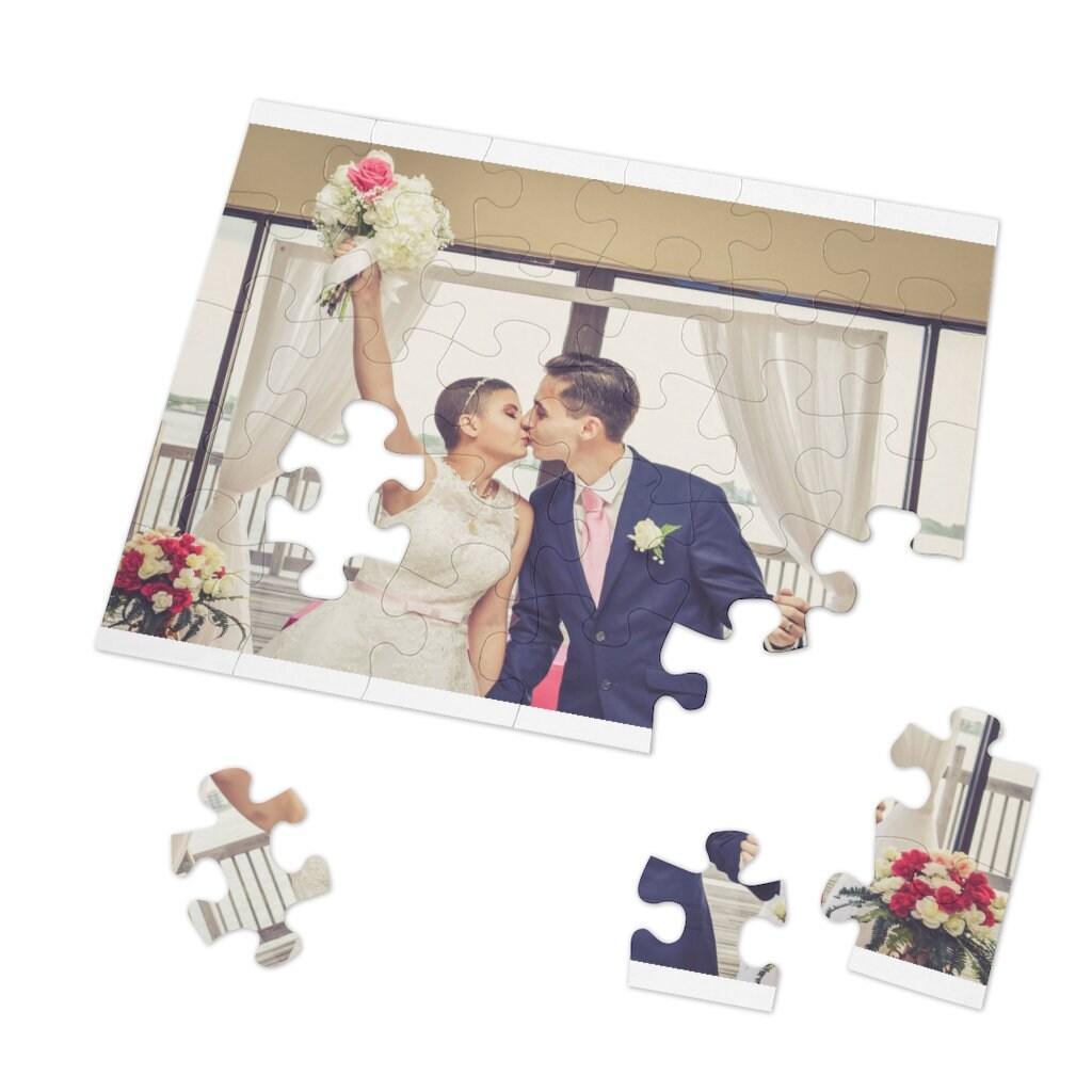 Personalized Photo Puzzles for Couples or for a personalized Anniversary Gift. First Anniversary Gift. Couples Gift. Custom photo gift. - 4Lovebirds