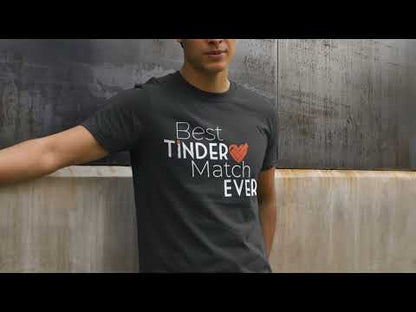 Matching Valentine's Day Set: Best Tinder Match Shirt & Hoodie | Men's Valentine Gift