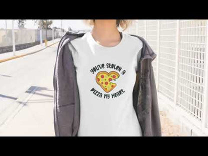 Matching Outfits for Foodie Lovers: 'You've Stolen a Pizza My Heart and I'm Going to Keep It' Set, Perfect for Couples & Valentine's Day Gift