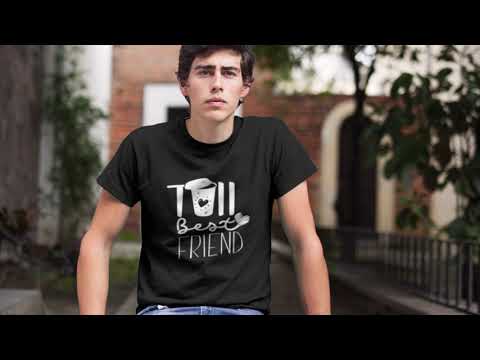 tall and short best friend t shirt