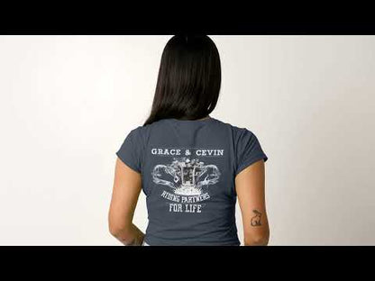 Bonnie & Clyde Riding Partners For Life - Custom Matching Set, Personalized Couple Gifts, Names Included
