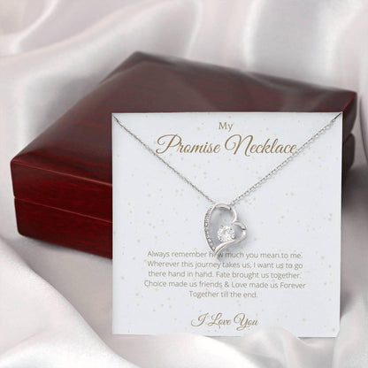Promisse Necklace Lovely Heart Necklace - 4Lovebirds