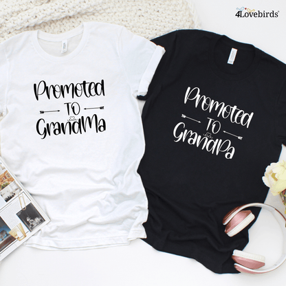Promoted to Grandpa & Grandma: Matching Outfits for Grandparents - 4Lovebirds