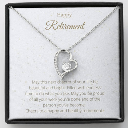 Retirement Gift Lovely Heart Necklace - 4Lovebirds
