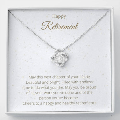 Retirement Gift Lovely Knot Necklace - 4Lovebirds