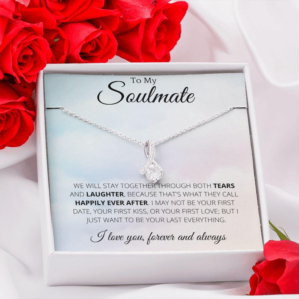 Lovely Knot Necklace To My Beautiful Soulmate - Necklace Birthday Gift –  4Lovebirds