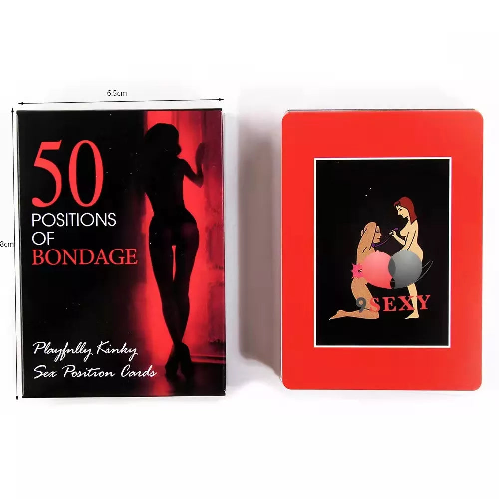 Sex Positions Cards, Funny Adult Love Cards for Couples - 4Lovebirds