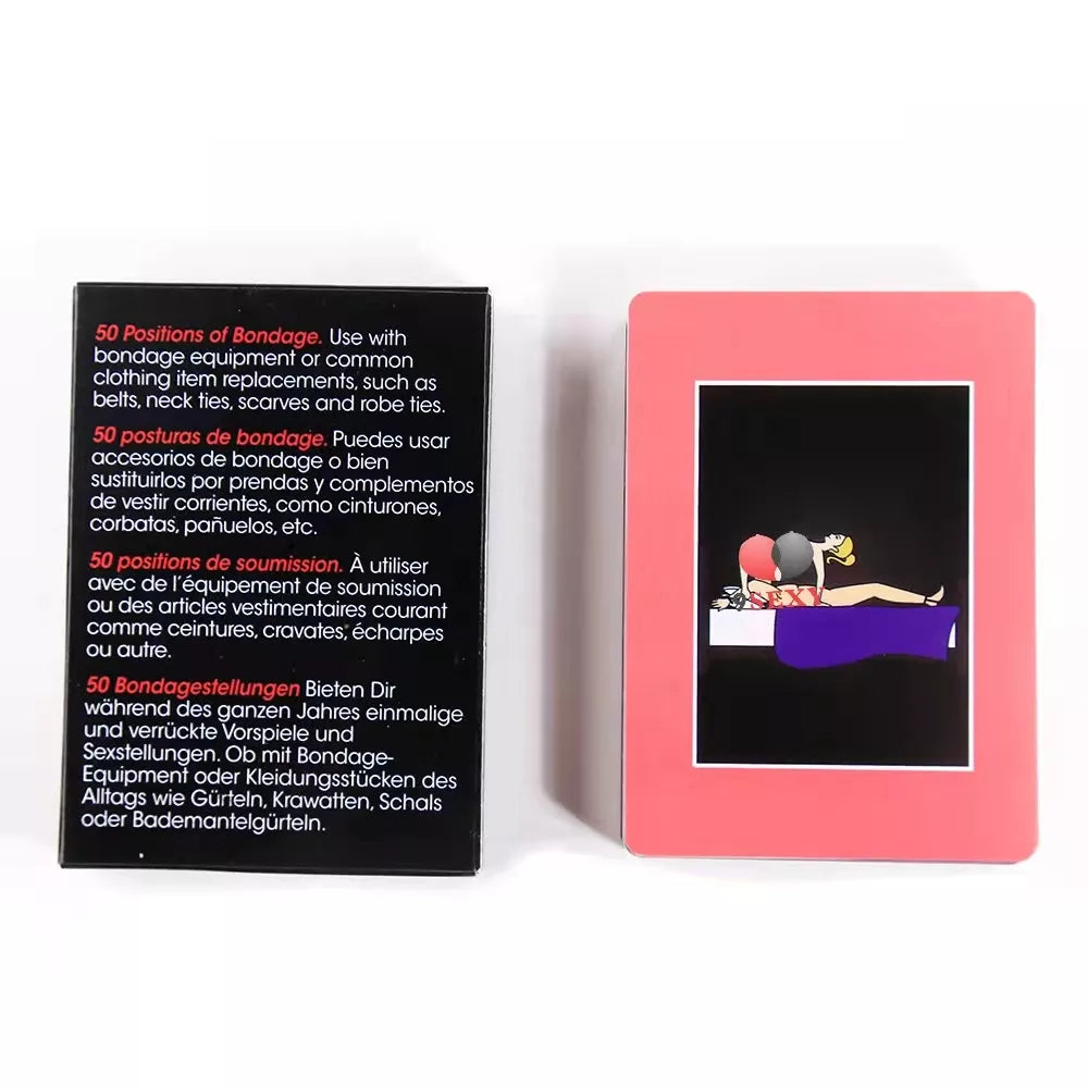 Per Position Cards Couples Date Night Challenge Cards, 50 Card Deck for Intimacy – 4Lovebirds