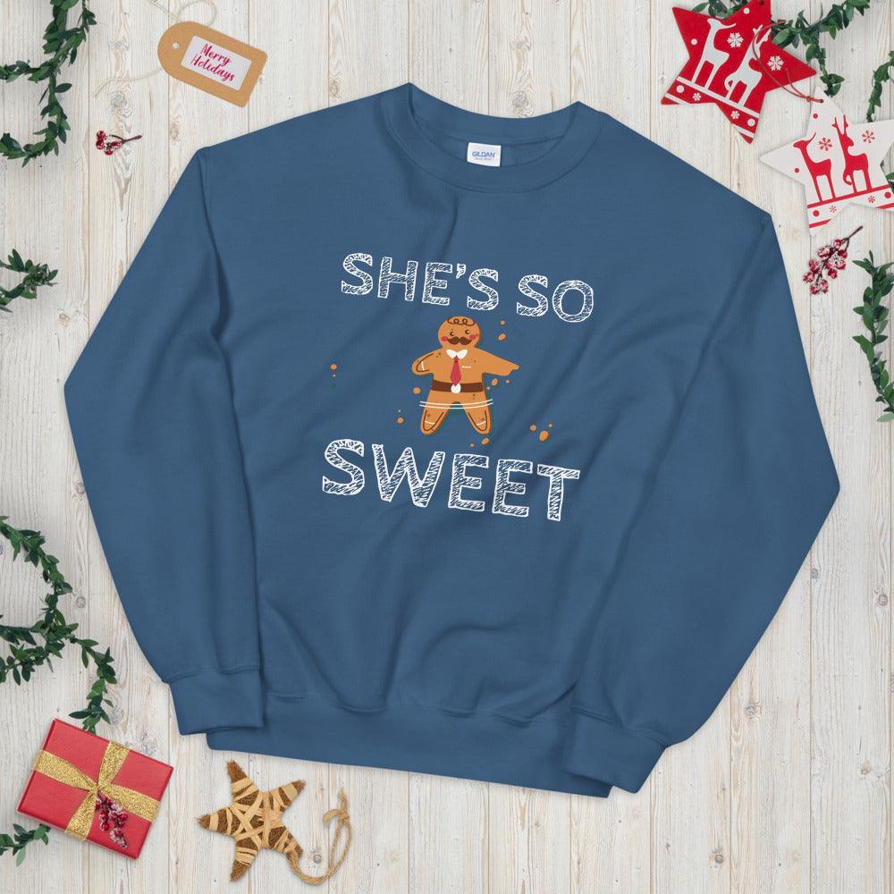 She's so sweet - Unisex Sweatshirt - 4Lovebirds