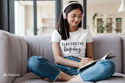 Slay for the big day Hoodie, Funny matching T-shirt, Gift for Couples, Valentine Sweatshirt, Married couple Shirt, Getting Married - 4Lovebirds