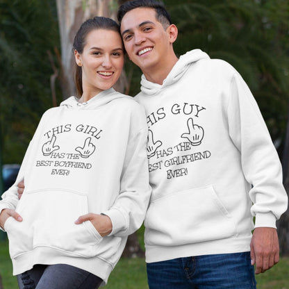 This Guy/Girl Has The Best Girlfriend/Boyfriend Ever - Cute Matching Outfits Set For Him and Her - 4Lovebirds