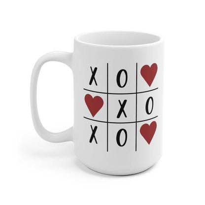 Tic-tac-Lovers Mug, Lovers matching Mug, Gift for Couples, Valentine Mug, Boyfriend / Girlfriend Mug, Cute Mug - 4Lovebirds