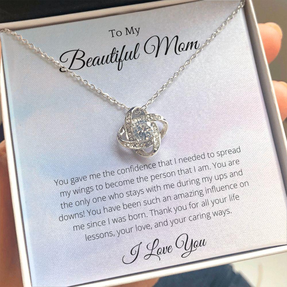 Mom Birthday Alluring Beauty Necklace Gift From Daughter Or Son, Senti -  Sayings into Things