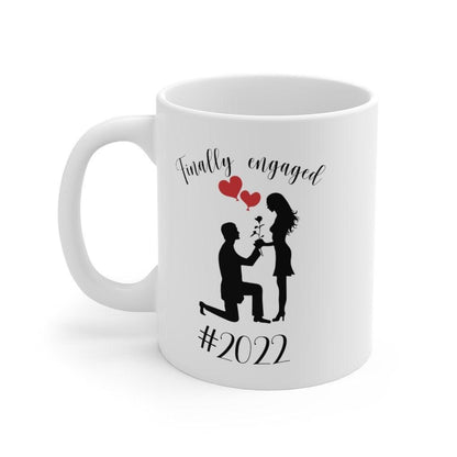 Totally Engaged 2022 Mug, Lovers matching Mug, Gift for Couples, Honeymoon / Marriage Mug, Boyfriend / Girlfriend Mug - 4Lovebirds
