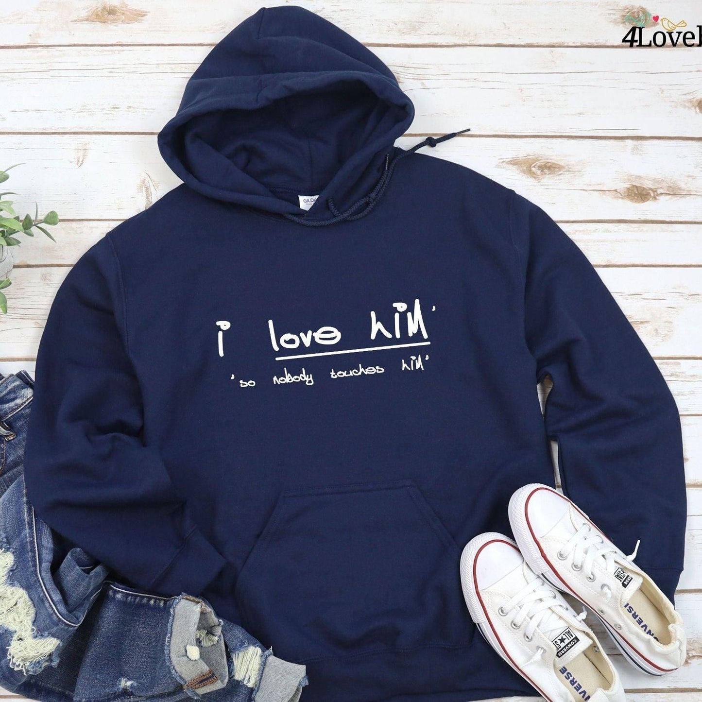 Valentine Gift for Couple: I Love Her/Him Matching Outfit Set - 4Lovebirds