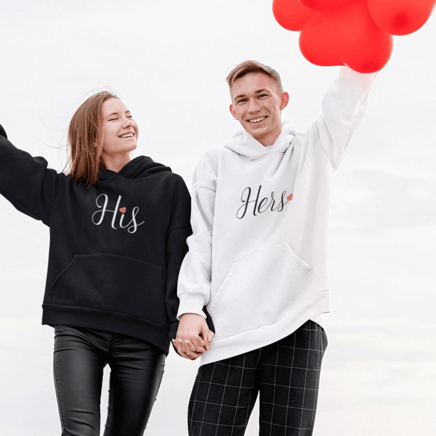 Valentine's Day Matching Sets: His & Hers Hoodies & Sweatshirts for Couples! - 4Lovebirds