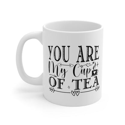 You are my cup of tea Mug, Lovers Mug, Gift for Couples, Valentine Mug, Boyfriend / Girlfriend Mug, Cute Mug - 4Lovebirds