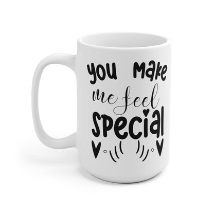 You make me feel special Mug, Lovers Mug, Gift for Couples, Valentine Mug, Boyfriend / Girlfriend Mug, Cute Mug - 4Lovebirds