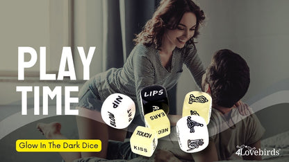 Sex Dice Game With Sex Positions - Glow in the Dark Bedroom Game, Fun Sex Toy For Wife and Husband (6 Dice)