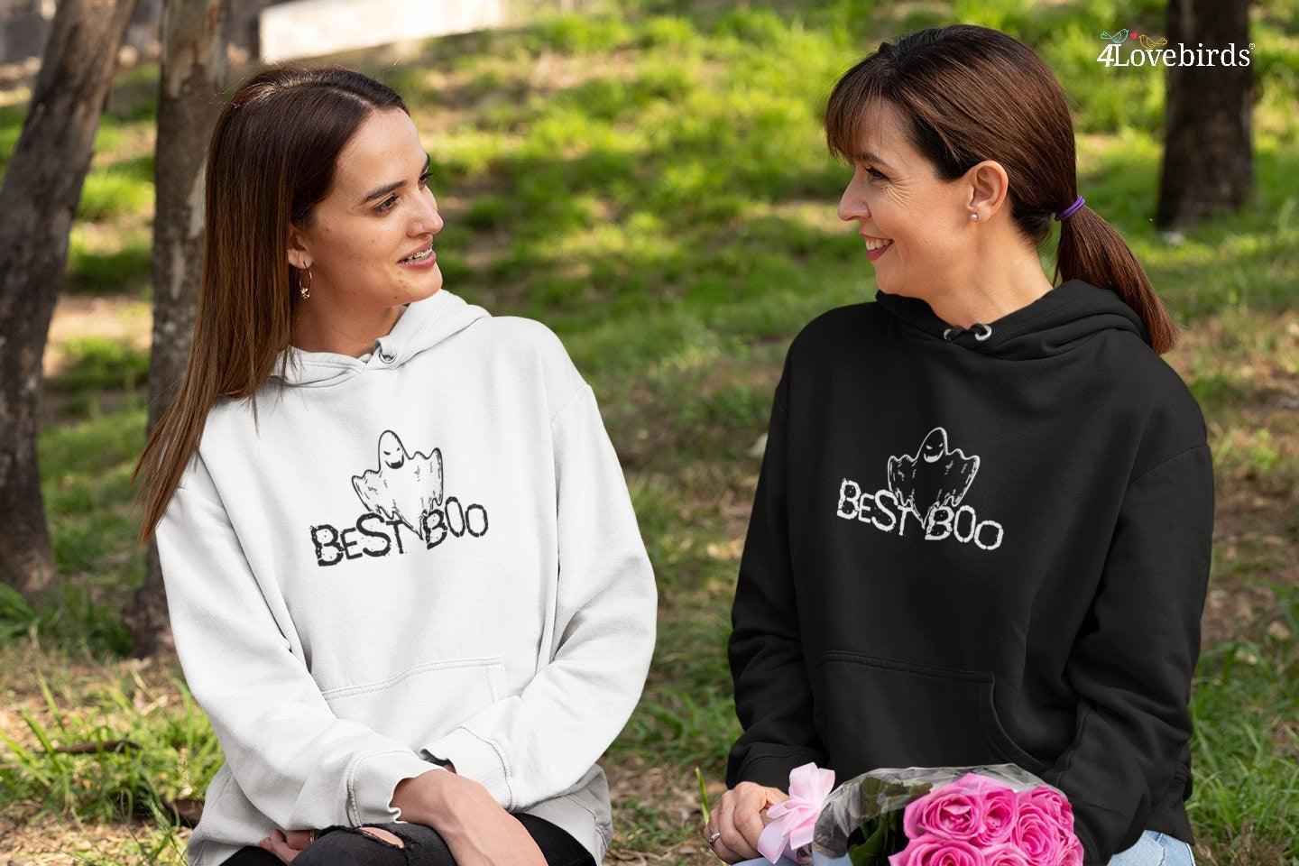 Best Boos Hoodies, Best Friends Sweatshirts, Halloween Friend LongSleeve Shirts, Besties Shirts, Matching Shirts, Women's Halloween, Sisters - 4Lovebirds