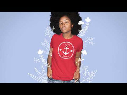 Matching Set: 'I'm Her Anchor, I'm His Captain' Gift for Couples, Navy Boat Fanatic Apparel