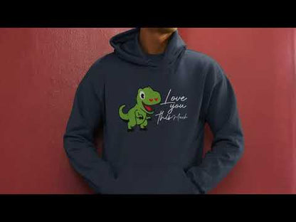 I Love You This Much/That's Not Much! Funny T-Rex Couple Matching Outfits