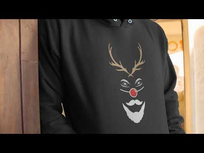 Funny Christmas Matching Set: Reindeer Couple Shirts & Very Merry Ugly Xmas Sweaters